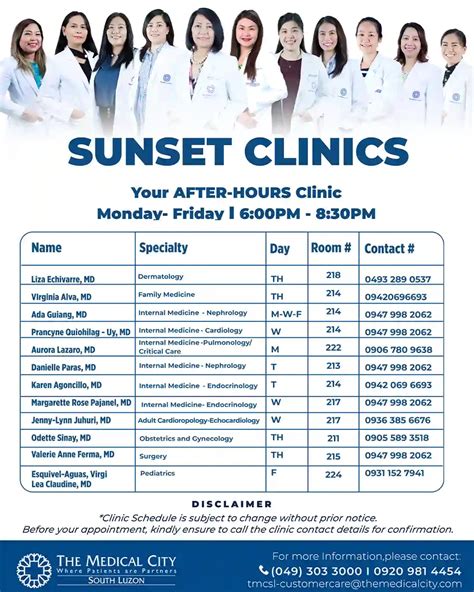 medical city south luzon doctors schedule